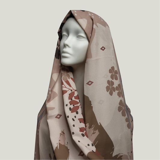 Floral Dust Rose Hijab